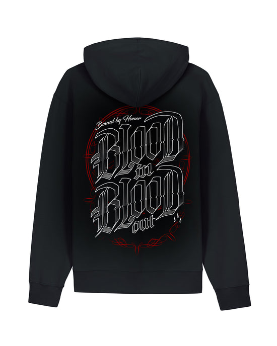 Logo Wire Zip Hoodie Black - Aneyone UG