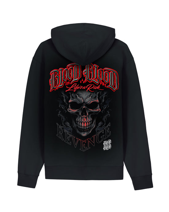 Dark Revenge Zip Hoodie Black - Aneyone UG