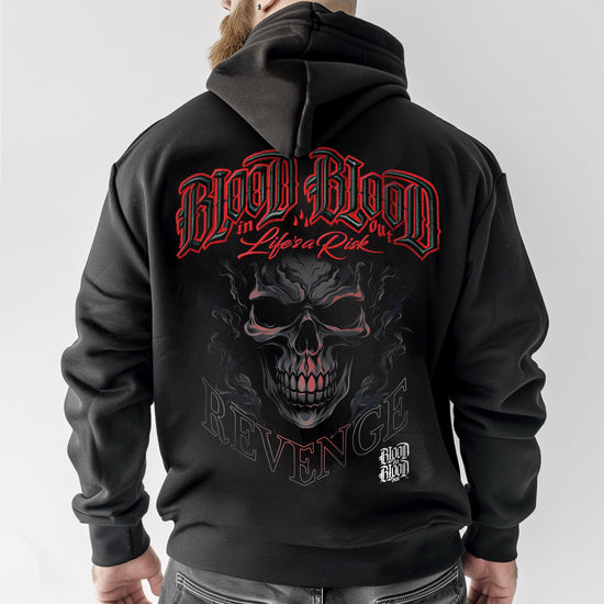 Dark Revenge Zip Hoodie Black - Aneyone UG