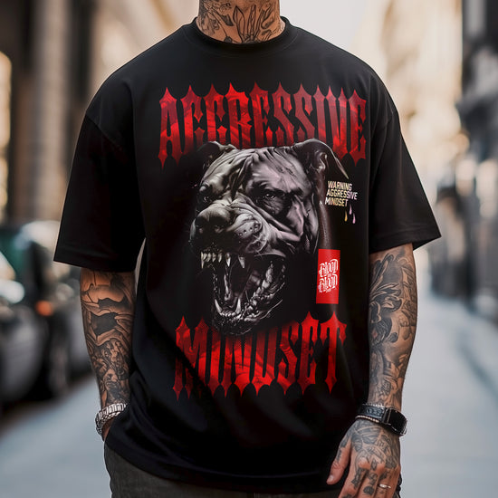 Aggressive T-Shirt black - Aneyone UG