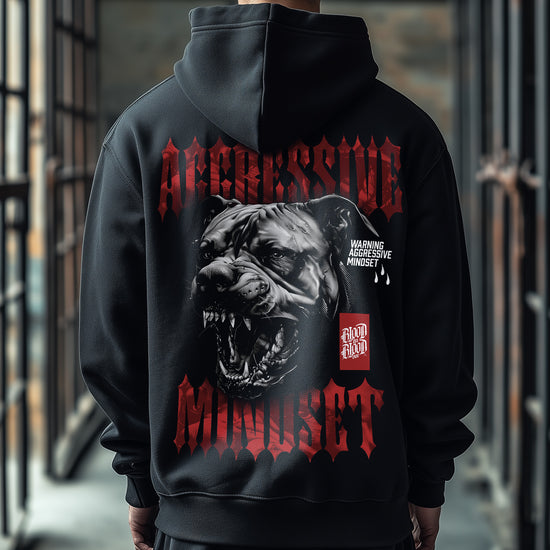 Aggressive Mindset Hoodie Black - Aneyone UG