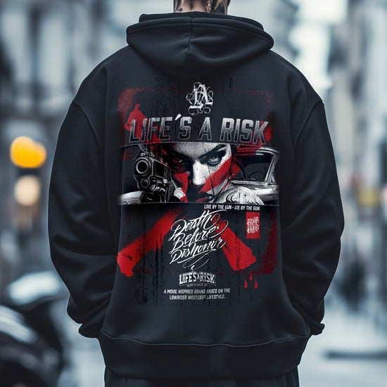 No Risk Hoodie Black