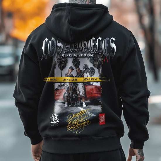 Crime Scene Hoodie Black