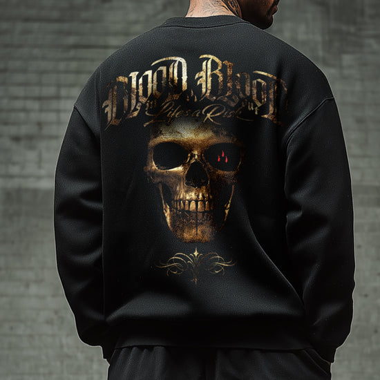 Gold Sweatshirt Black