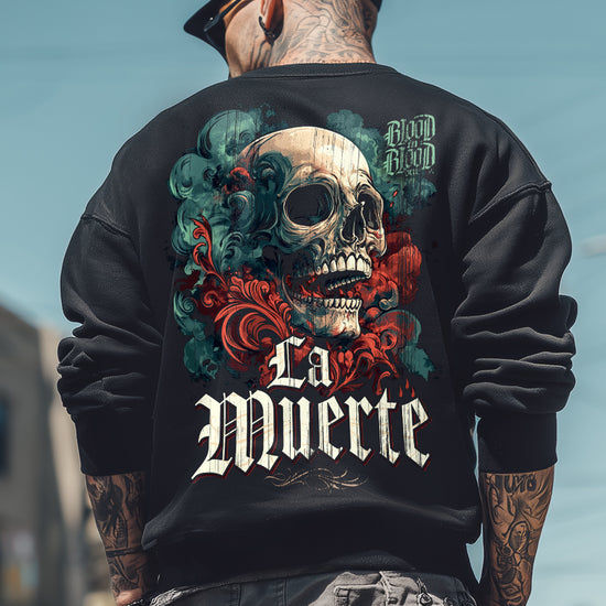 Skull Muerte Sweatshirt Black