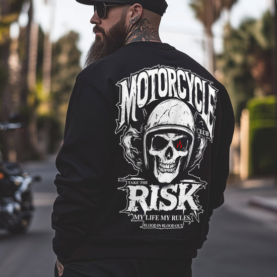 Motorcycle Sweatshirt Black