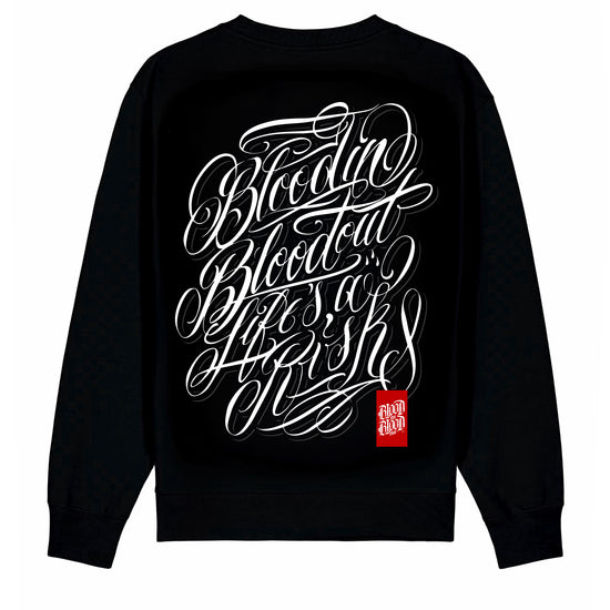 Script Sweatshirt Black