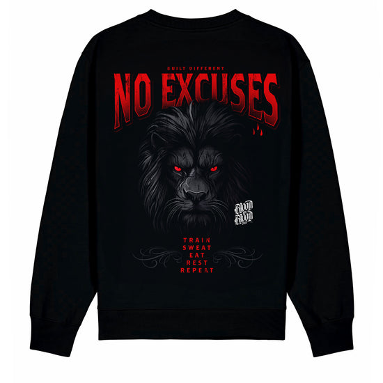 No Excuses Sweatshirt Black