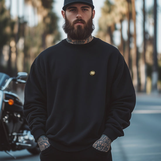 Motorcycle Sweatshirt Black