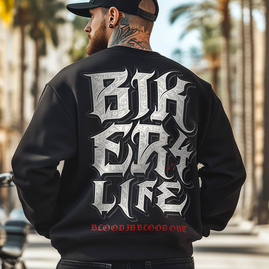 Biker 4 Life Sweatshirt Black