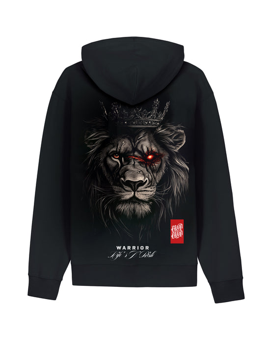 Warrior Zip Hoodie Black - Aneyone UG