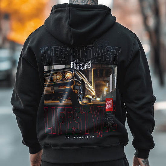 Westcoast Lifestyle Zip Hoodie Black - Aneyone UG