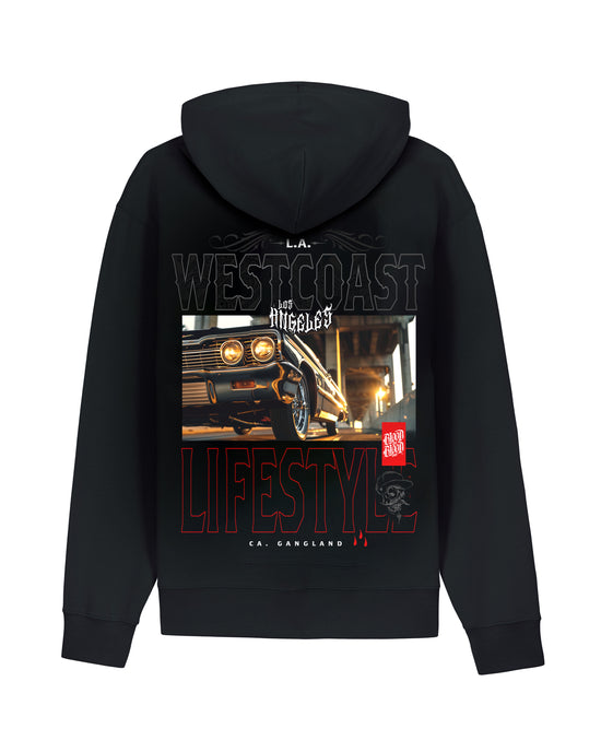 Westcoast Lifestyle Zip Hoodie Black - Aneyone UG