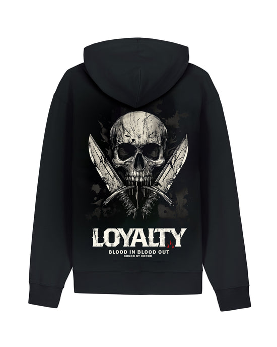 Loyalty Zip Hoodie Black