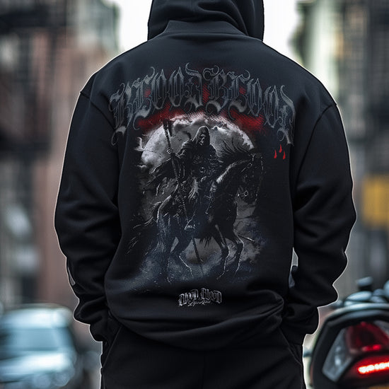 Reaper Zip Hoodie Black