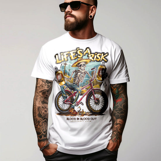 BC Westcoast Bike T-Shirt white - Aneyone UG