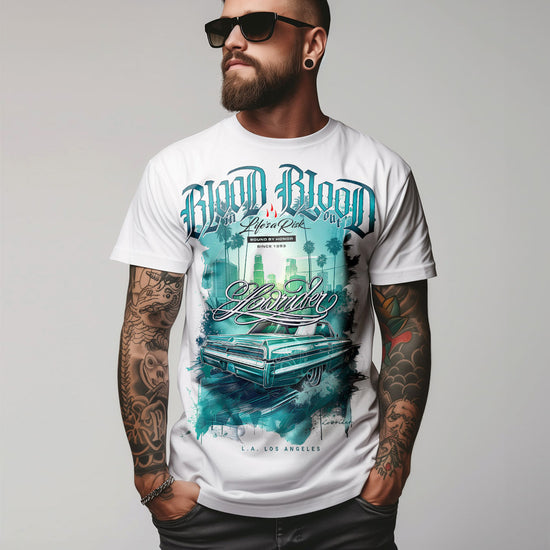 BC Lowrider L.A. T-Shirt white - Aneyone UG
