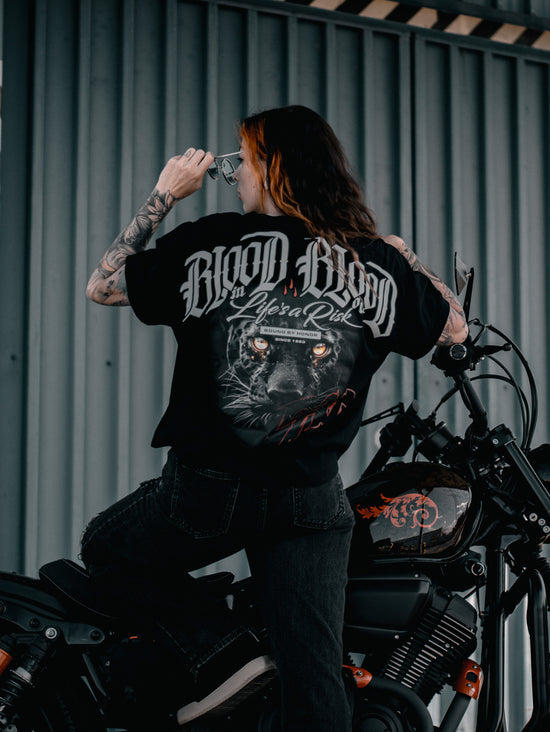 Panther T-Shirt Women black - Aneyone UG