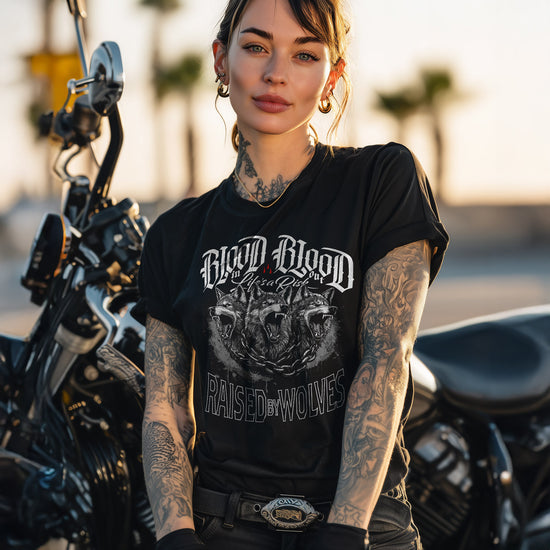 Raised By Wolves T-Shirt Women black