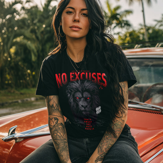 No Excuses T-Shirt Women black