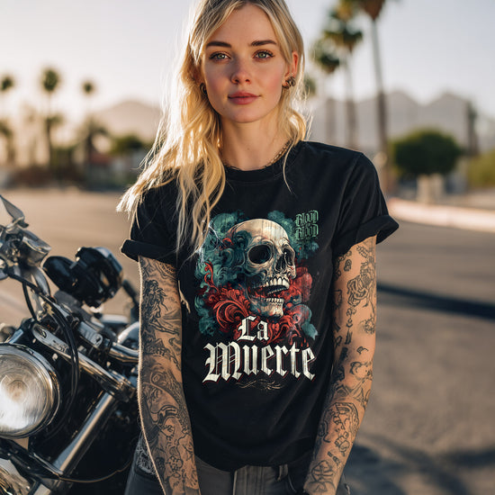 Skull Muerte T-Shirt Women black