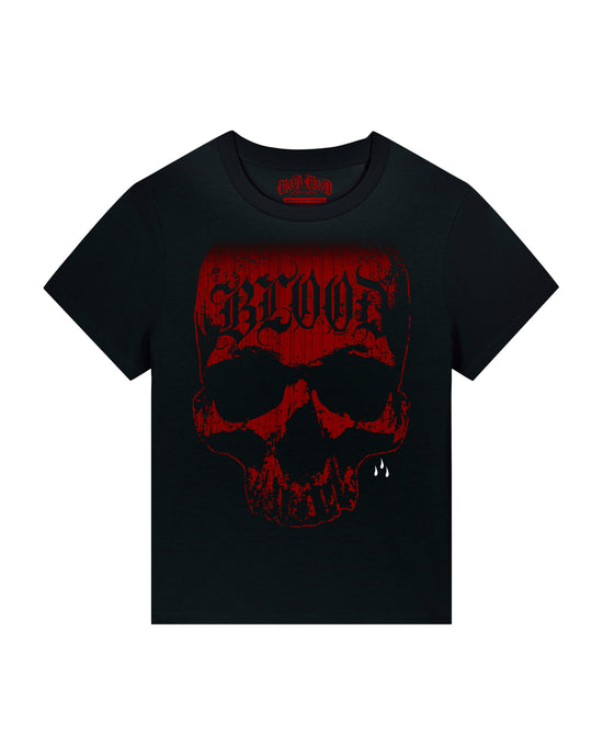 Big Red Skull T-Shirt Women black - Aneyone UG