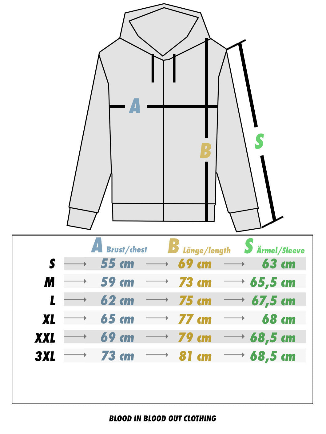 Dark Revenge Zip Hoodie Black - Aneyone UG