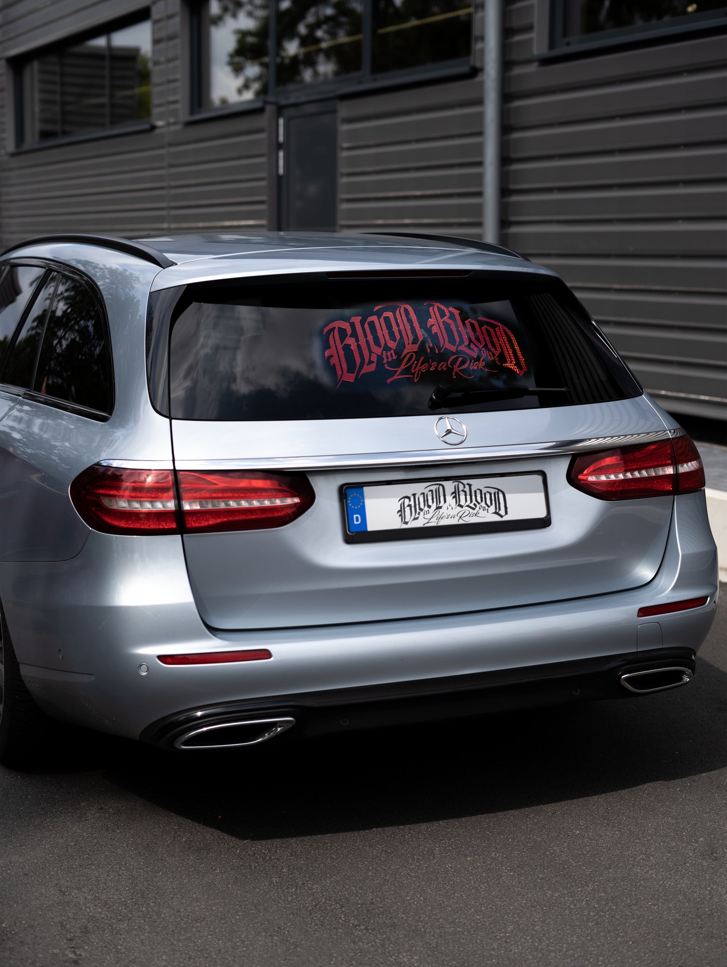 CAR WINDOW STICKER RED