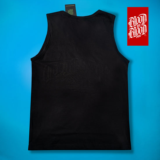 Basic White Logo TANKTOP black
