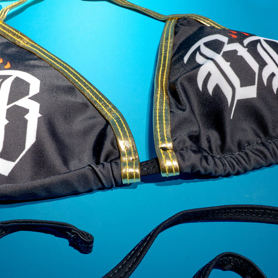 Triangel Bikini Top Gold