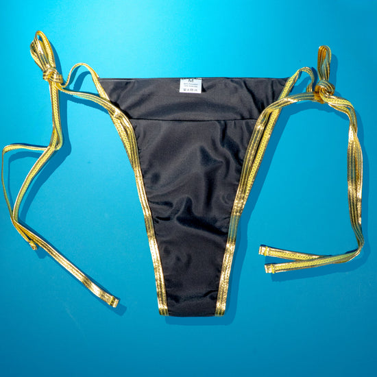 Triangel Bikini Hose Gold