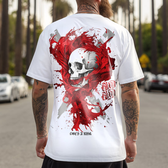 Red Smoke T-Shirt white