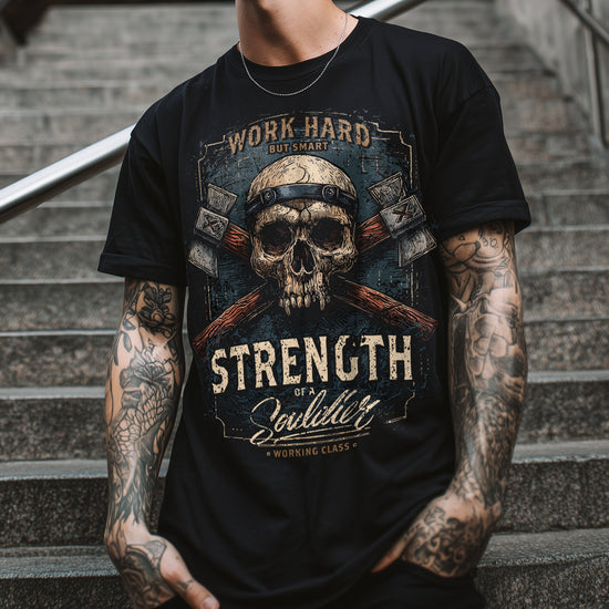 Work Hard T-Shirt black