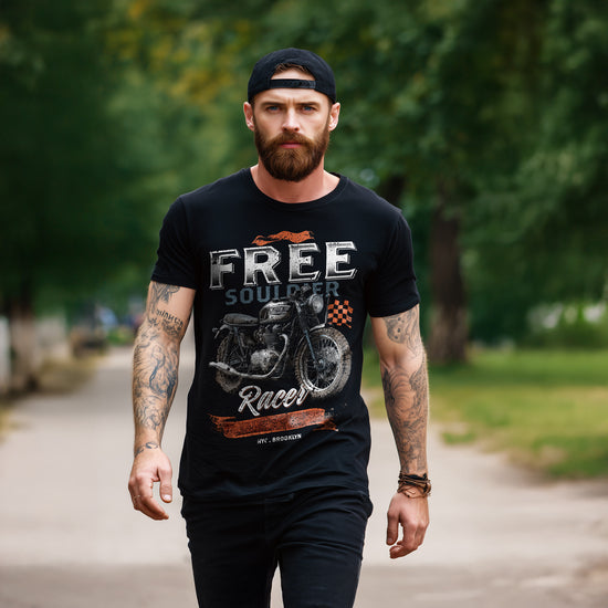 Free Racer T-Shirt black
