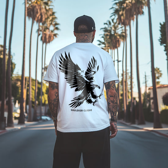 Eagle BW T-Shirt white