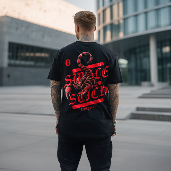 Single Stich T-Shirt black