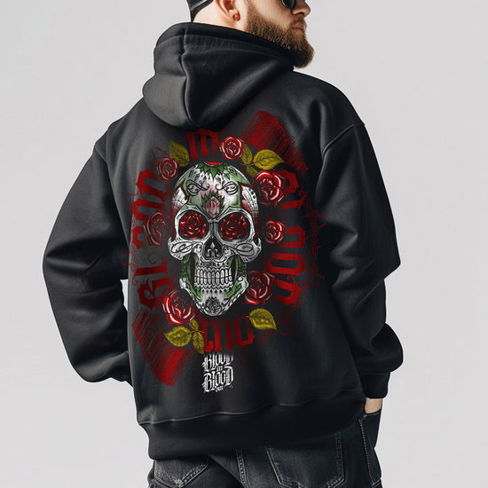 Calavera Candy Hoodie Black