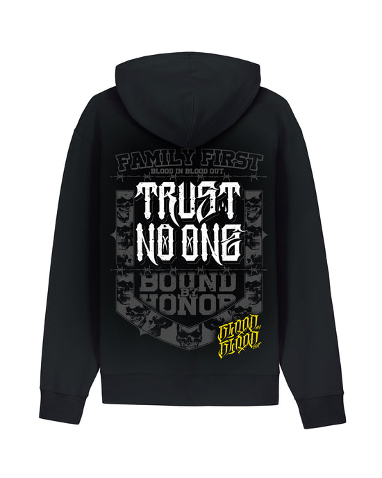 No Trust Hoodie Black