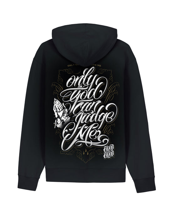 Only God Can Judge Me Hoodie Black