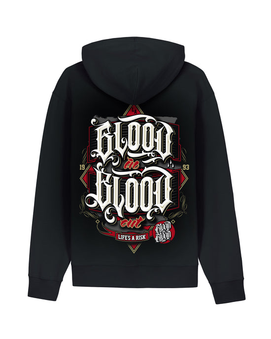 Crest Hoodie Black