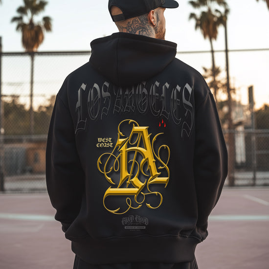 L.A. Gold Hoodie Black