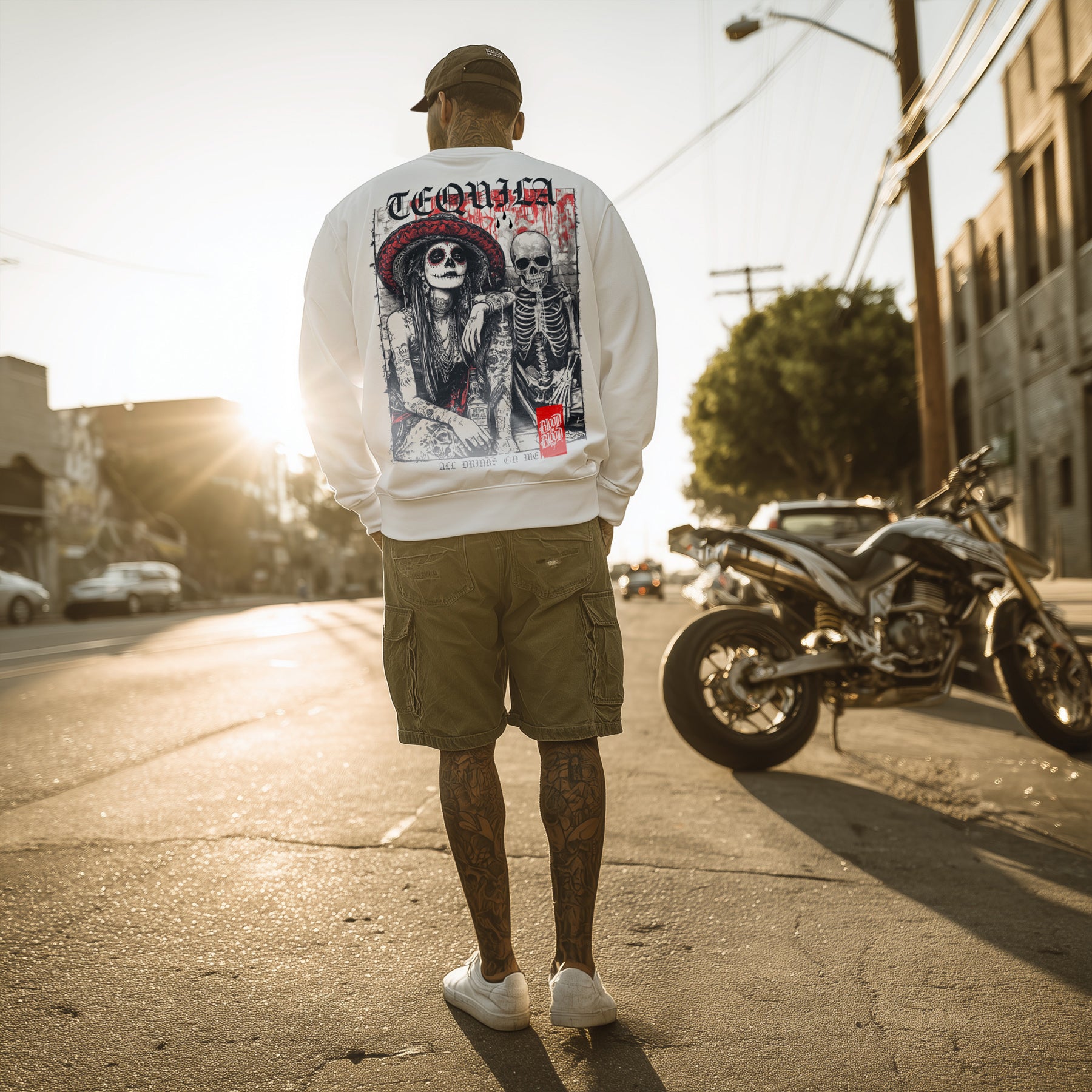 Tequila Sweatshirt White - Aneyone UG