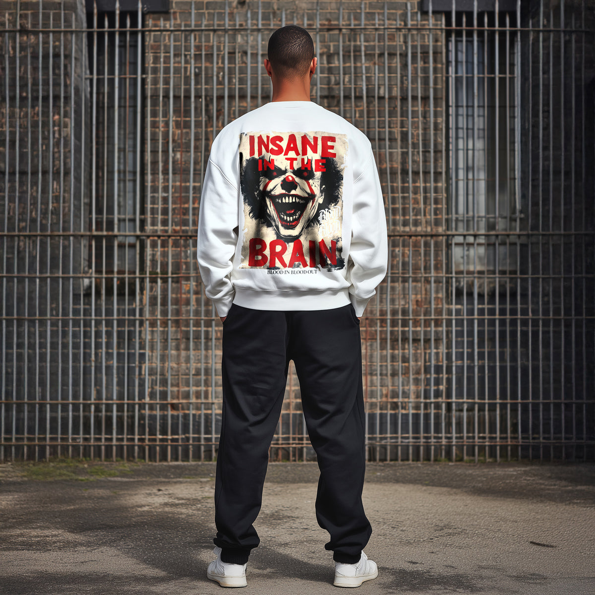 Insane Clown Sweatshirt White - Aneyone UG
