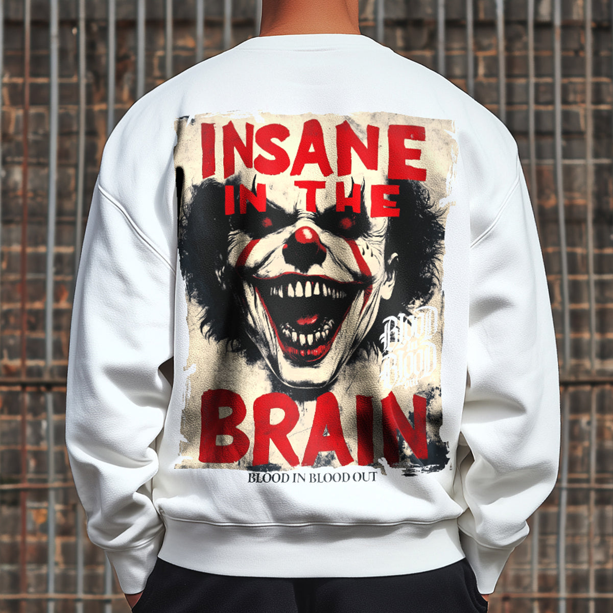 Insane Clown Sweatshirt White - Aneyone UG