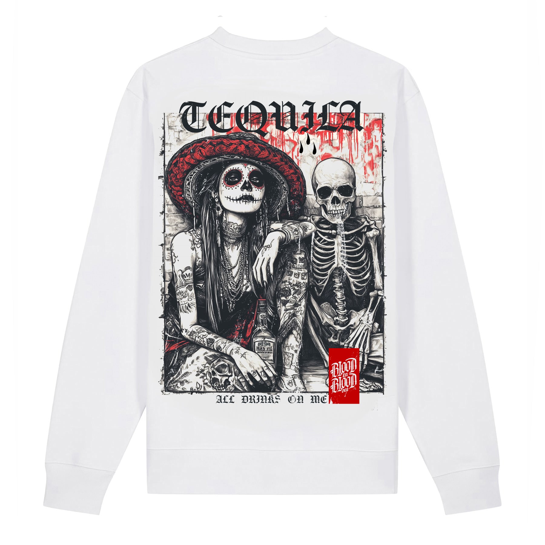 Tequila Sweatshirt White - Aneyone UG