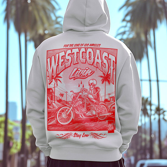 Westcoast Livin Hoodie White