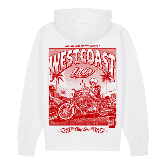 Westcoast Livin Hoodie White