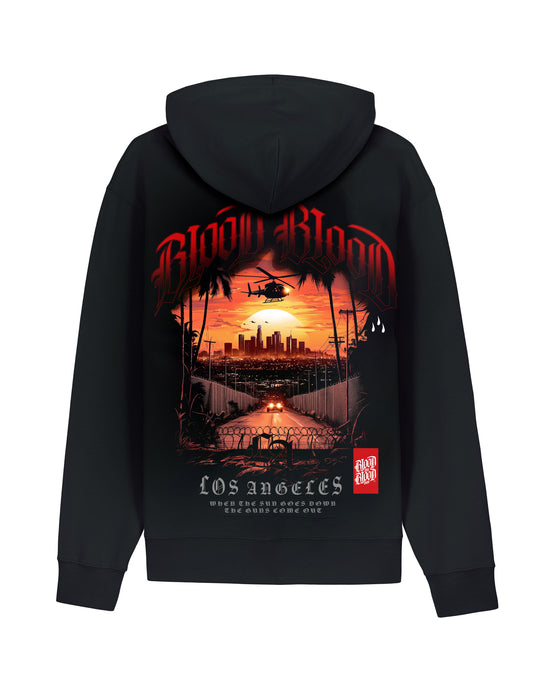 L.A. Nights Zip Hoodie Black