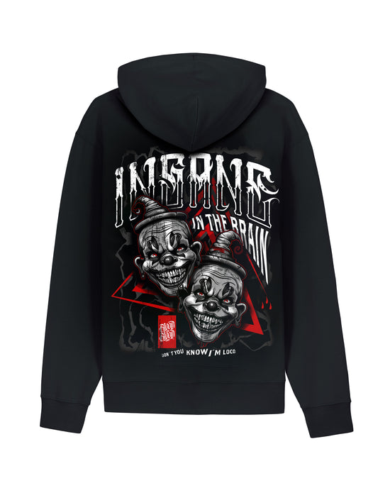 Insane Locos Zip Hoodie Black