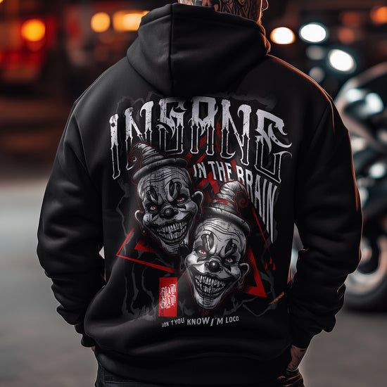 Insane Locos Zip Hoodie Black